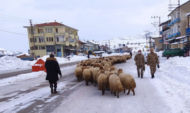 Yoğun kar yaylacıların dönüşünü hızlandırdı