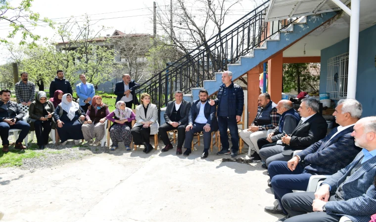 Mehmet Çınar, milletvekili adaylarıyla birlikte mahallelerde…