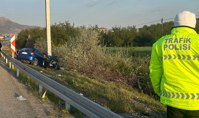 Pütürge kavşağı mevkiinde feci kaza!