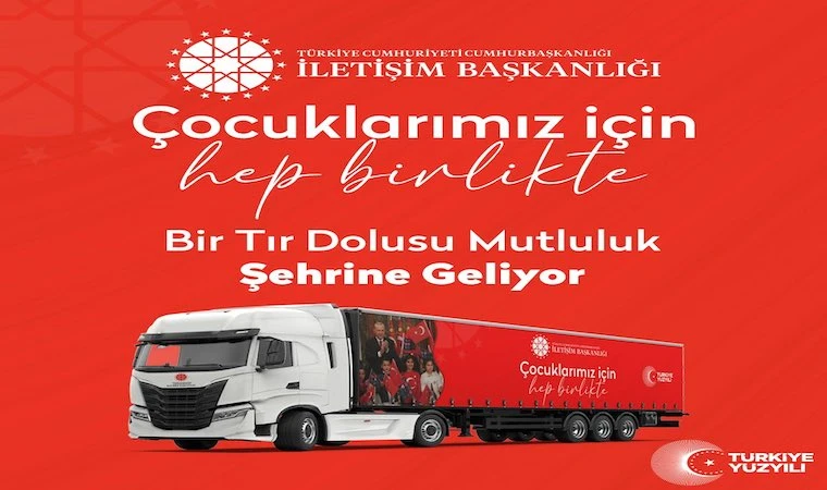 “Bir Tır Dolusu Mutluluk Şehrine Geliyor”