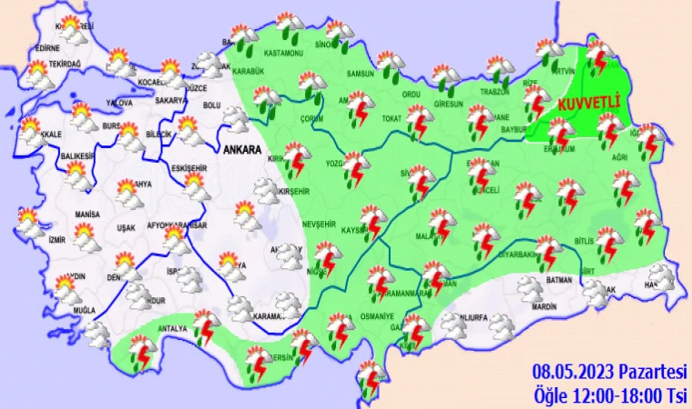 Uyarı deprem bölgesini kapsayan bazı illere de yapıldı: Malatyalılar 8 Mayıs Pazartesi gününe dikkat!