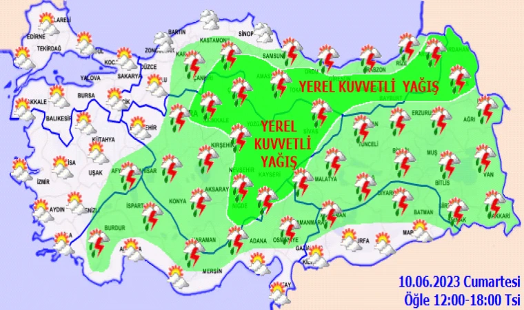 Meteoroloji’den Malatya’ya uyarı! Hafta sonu zor geçebilir (10 Haziran)