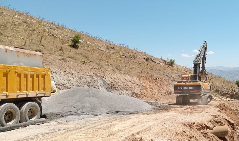 Bölgede bulunan heyelan tehlikesi giderilmiş olacak!