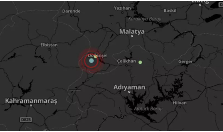 Malatya'da 3.8 büyüklüğünde deprem