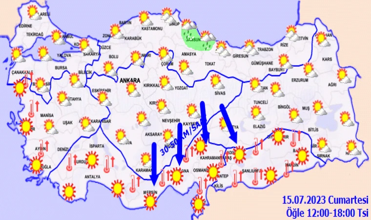 Malatya’da sıcak hava dalgası! Meteoroloji saat verdi…