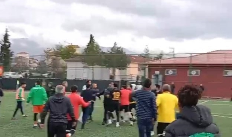 Bölgesel Amatör Lig'de olaylı maç: 3 yaralı