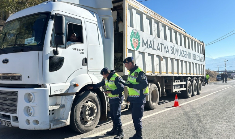 Malatya'da jandarmadan zorunlu denetim! Uymayanlara cezai işlem...