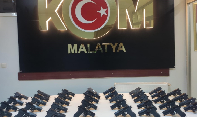 Malatya’da silah kaçakçılığına geçit yok! 3 şüpheli yakalandı