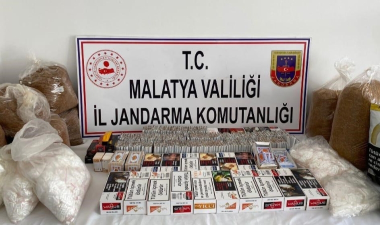 Malatya’da jandarmadan kaçak tütün operasyonu!