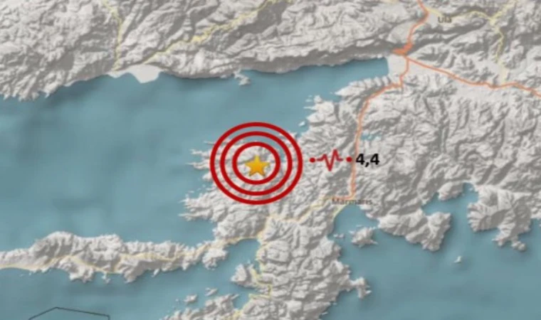 Marmaris’te 4,4 büyüklüğünde deprem!