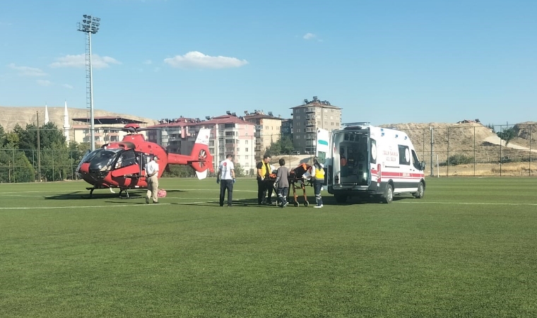 Kalp Krizi Geçiren Hasta, Darende’den Ambulans Helikopterle Malatya'ya Ulaştırıldı