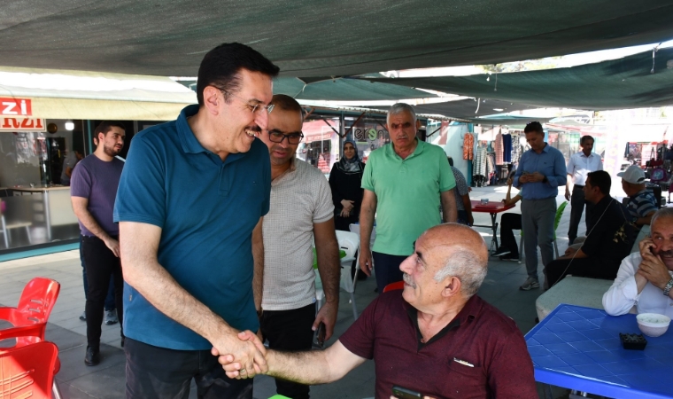 Tüfenkci’den Konteyner Çarşı’ya Ziyaret: Malatya Daha Güçlü Dönecek