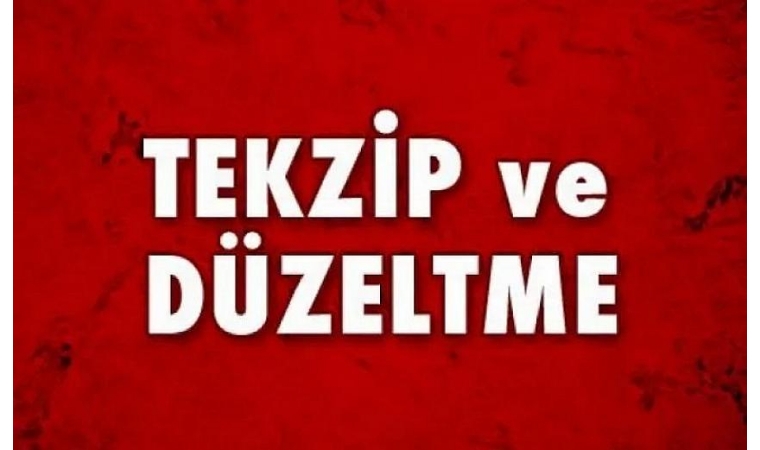 Tekzip ve Düzeltme Metni