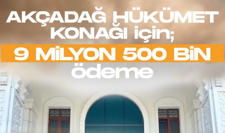 Akçadağ’a 9.5 Milyon TL’lik Hükümet Konağı: Hizmetin Yeni Sembolü Geliyor!