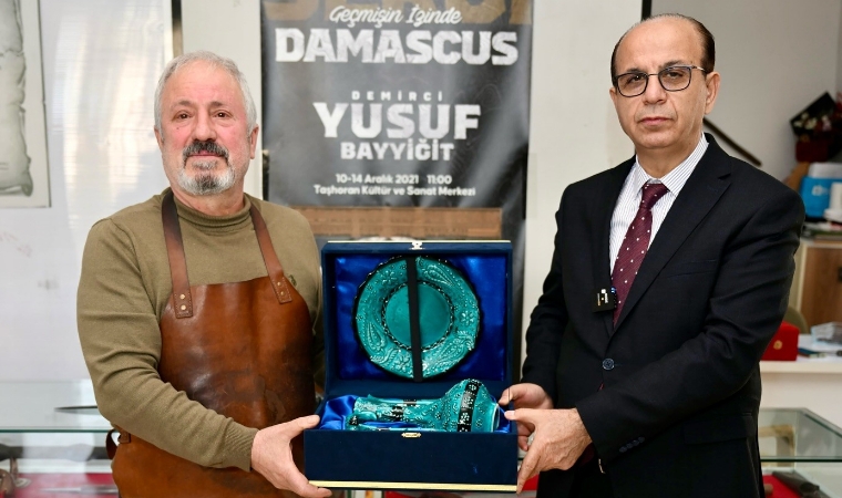 Cumhurbaşkanından 'Yaşayan İnsan Hazineleri' Ödülü Alan Yusuf Bayyiğit, Başkan Geçit’i Atölyesinde Ağırladı!