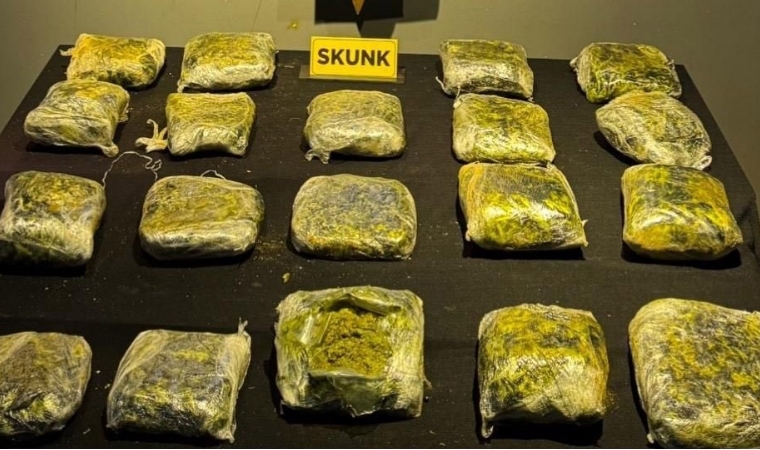 Malatya’da Şok Operasyon: 12 Kilo 700 Gram Skunk Peynir Bidonlarına Gizlenmiş!