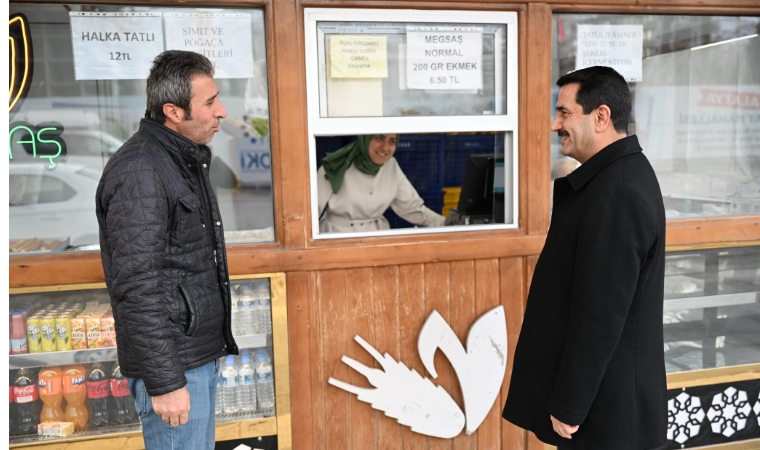 Başkan Taşkın, Esnafla Buluştu! Mehmet Buyruk Caddesi’ndeki Sorunlar Çözülecek!