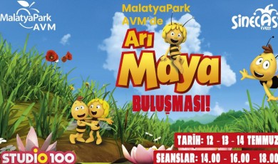Malatya Park AVM, Arı Maya’yı, Malatyalı Çocuklarla, Buluşturuyor!