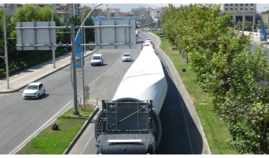 Rüzgar Gülü Türbinleri Malatya'dan Geçti: Vatandaşlar Şaşkın!