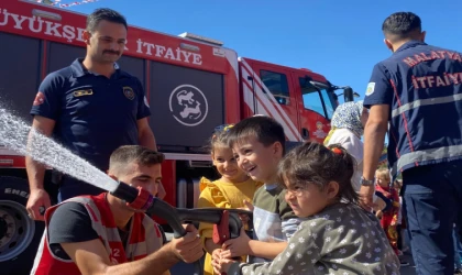 İtfaiye Haftası'nda Malatya'da Çocuklara Hem Eğitim Hem Eğlence